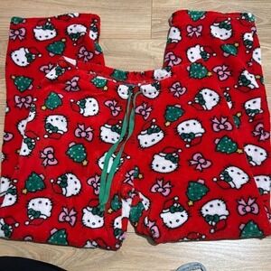 Sanrio Hello Kitty Christmas Pajama Pants size Large (RARE)‎